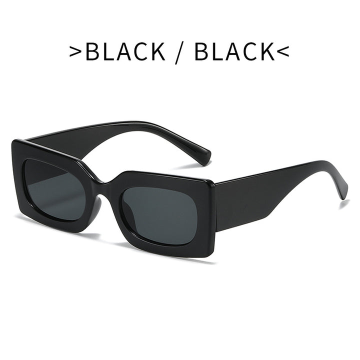 Dame Fashion-solbrille i moderne firkantet design Skanto