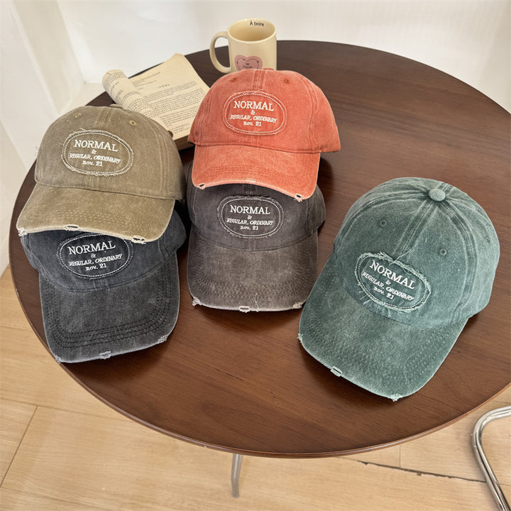Herre Casual Slitt Bomull Baseball Caps Skanto