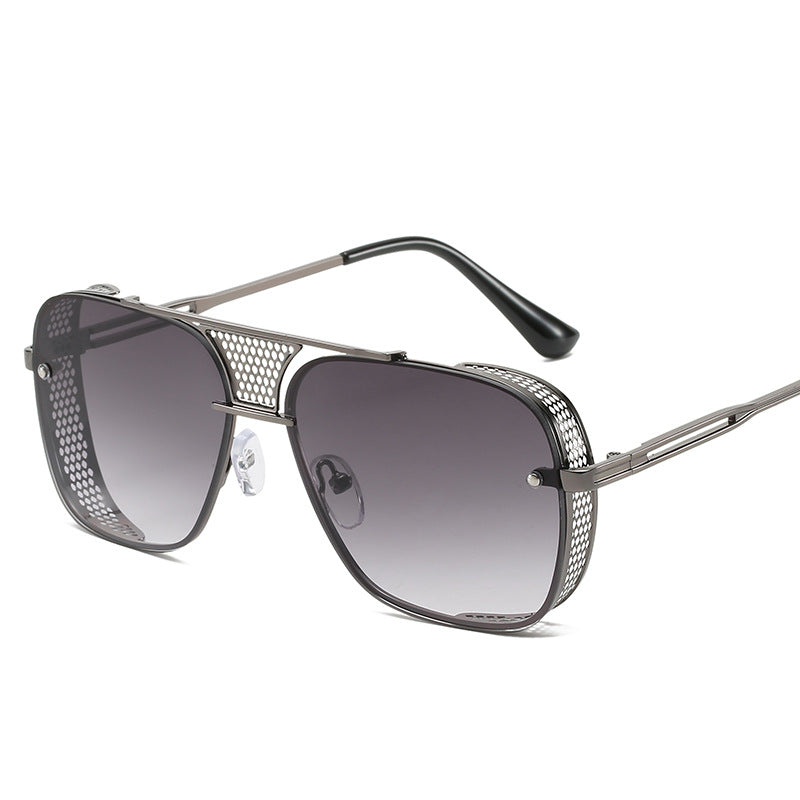 Dame moteriktig sport-solbrille med nettinnramming Skanto