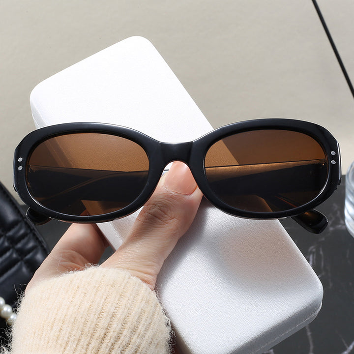 Damer elegante oversized solbriller med beskyttende UV-beskyttelse Skanto