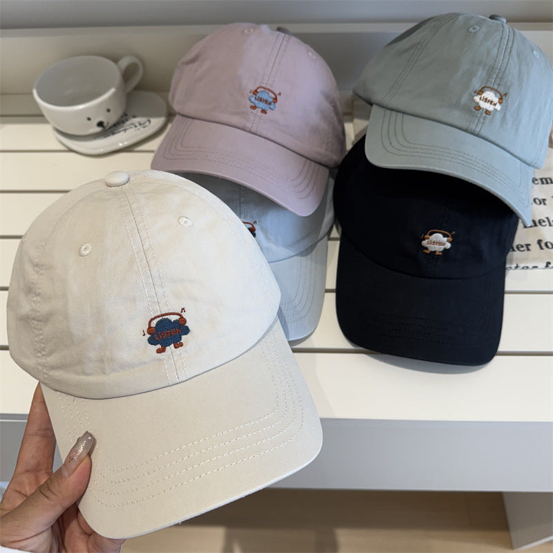 Kvinnebrodert tegneserie-tema baseball cap Skanto