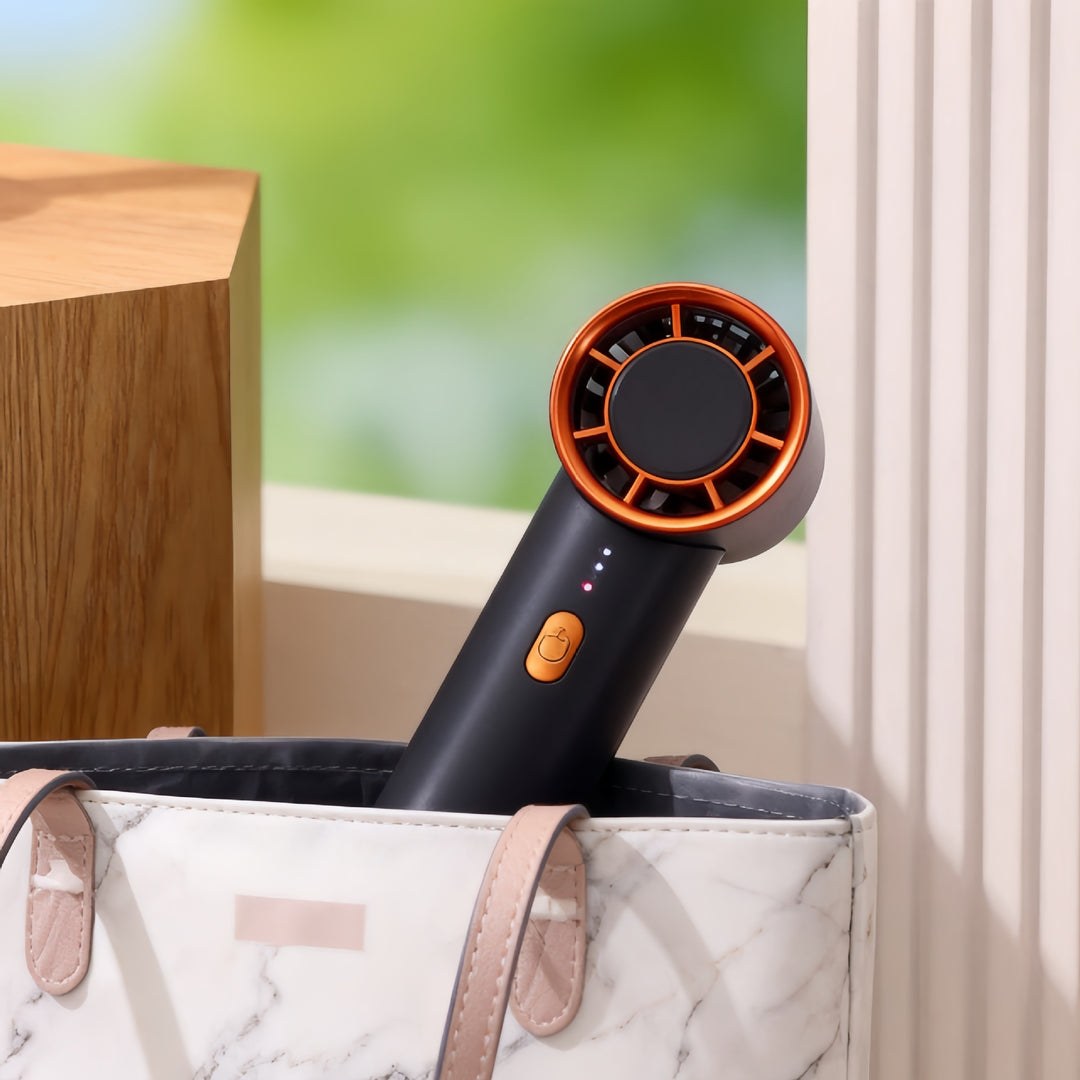 Damen Bærbar Håndvifte med USB-ladingsfunksjon og fleksibelt design Skanto
