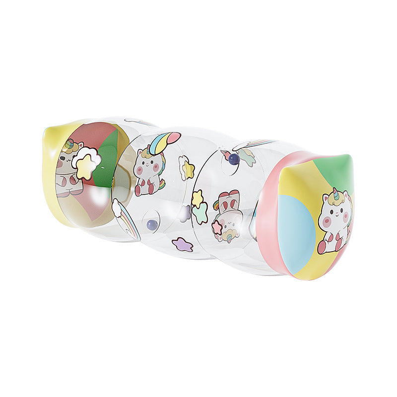 Dame Inflatable Play Tube med Fargerike Dyremønstre Skanto