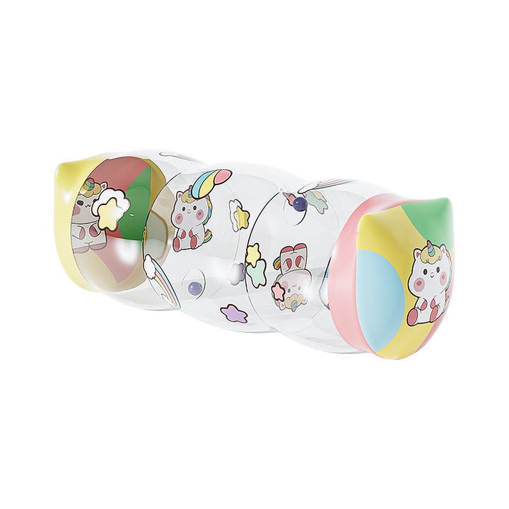 Dame Inflatable Play Tube med Fargerike Dyremønstre Skanto