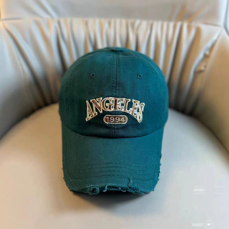 Kvinnens Slitt Vintage-Stil Justerbar Baseballcaps Skanto