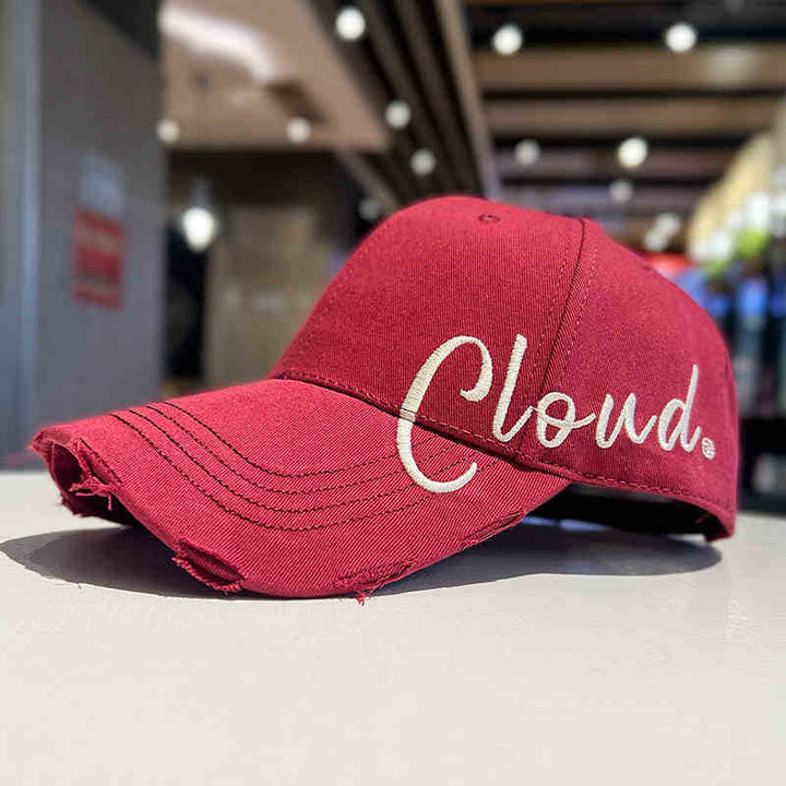 Kvinne Slitt Casual Bomull Baseball Cap Skanto