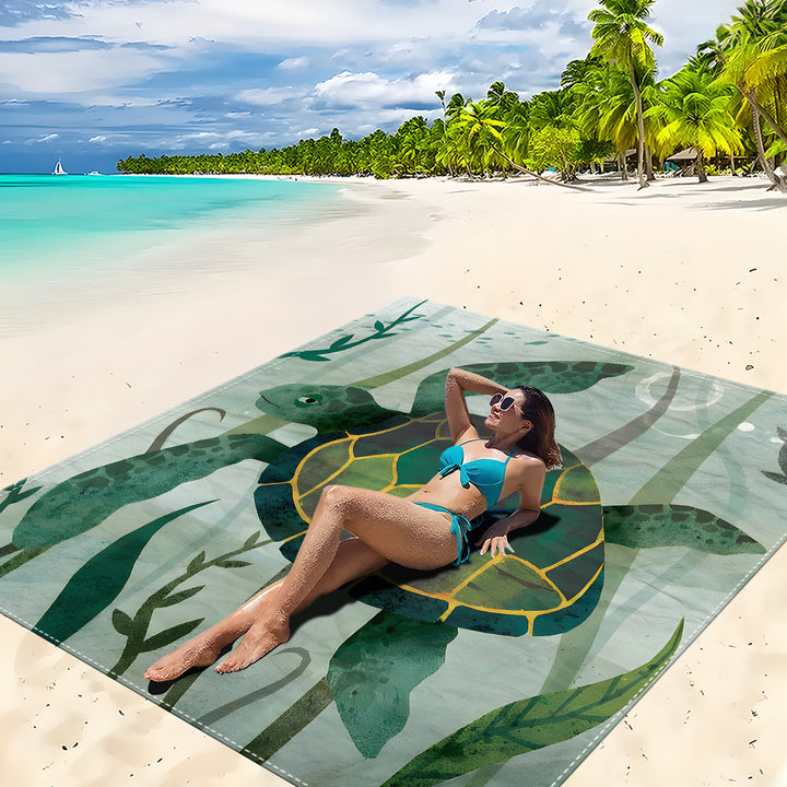Mandala Design Strandmat Skanto