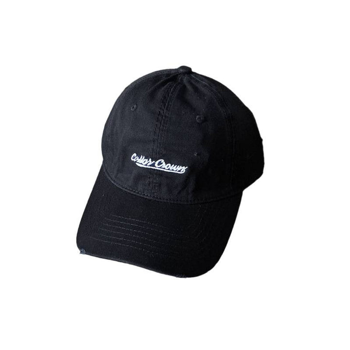 Kvinne Casual Distressed Cotton Baseball Cap Skanto