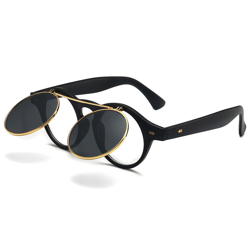Dame elegant solbrille med dobbelt ramme Skanto