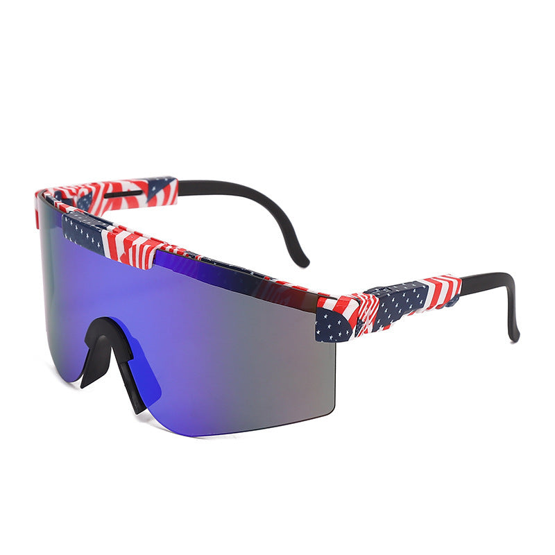 Dame Sporty Statement Solbrille i moderne design Skanto