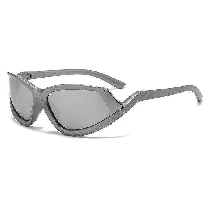Dame futuristisk solbrille med aerodynamisk design Skanto