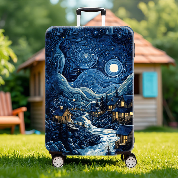 Dame Hardt skall reisebagasje med kreativ kunstgrafikk Skanto