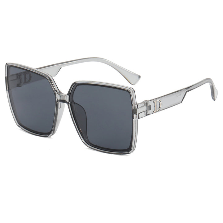 Dame Oversized-solbrille med stilig ramme Skanto