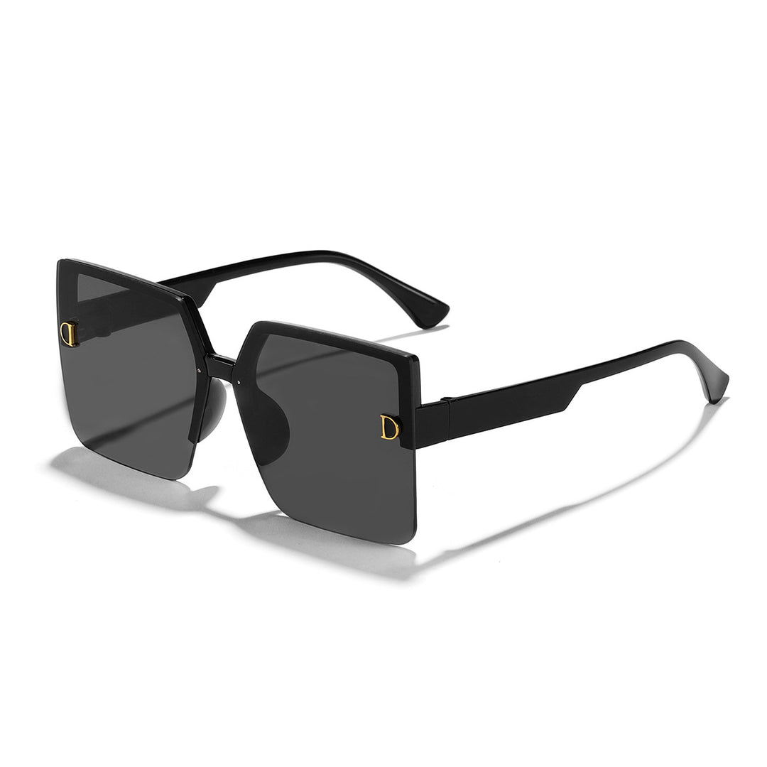 Dame kvadratisk solbrille med elegant gradient Skanto