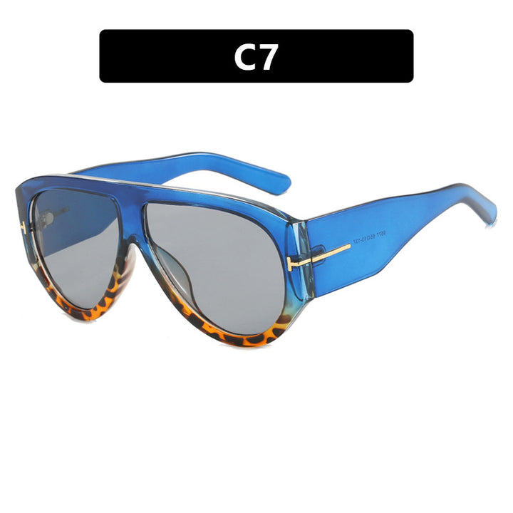Dame Geometrisk Solbrille med moderne ramme og polariserte glass Skanto