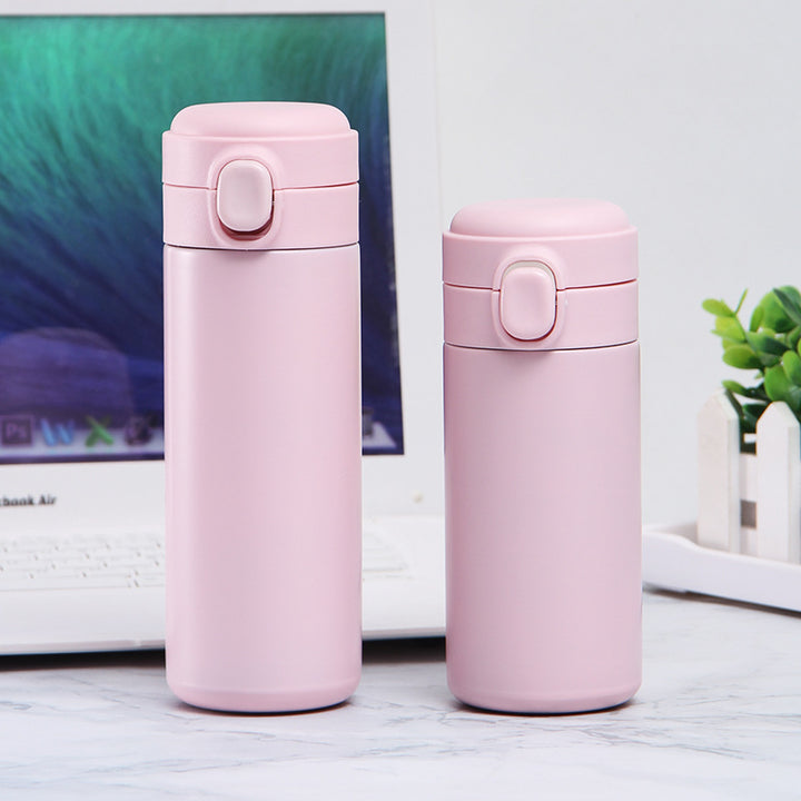 Damen Isolierflasche mit praktischem Einhand-Öffnungsmechanismus Skanto
