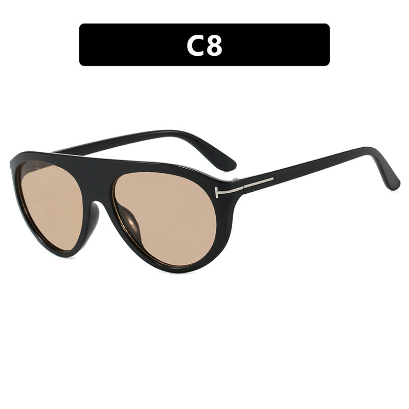 Damen Cat-Eye solbriller med beskyttende UV-filter og speilbelagte linser Skanto