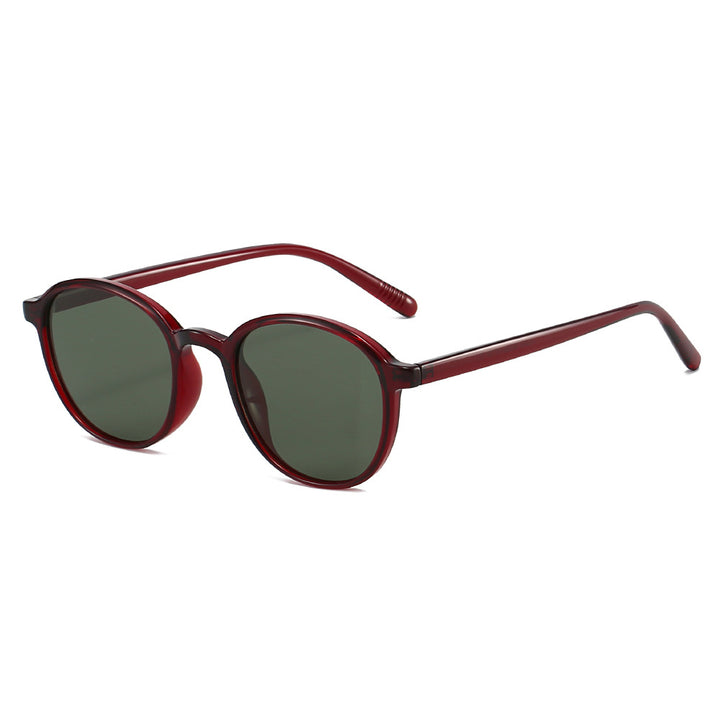 Dame moteriktig solbrille i klassisk ovaldesign Skanto