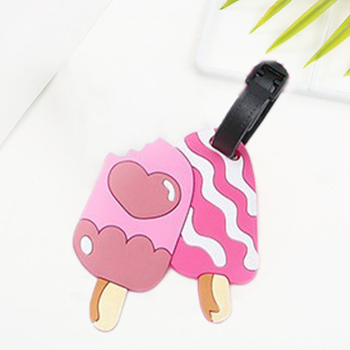 Unisex Bagasjelapp i søtt donut-design Skanto
