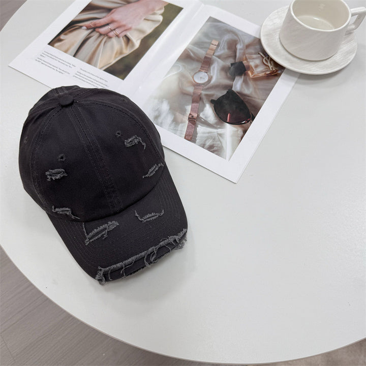Herre Slitt Vintage-Stil Baseball Caps Skanto