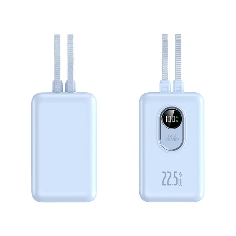 Bærbar Powerbank med hurtiglader og digital skjerm Skanto