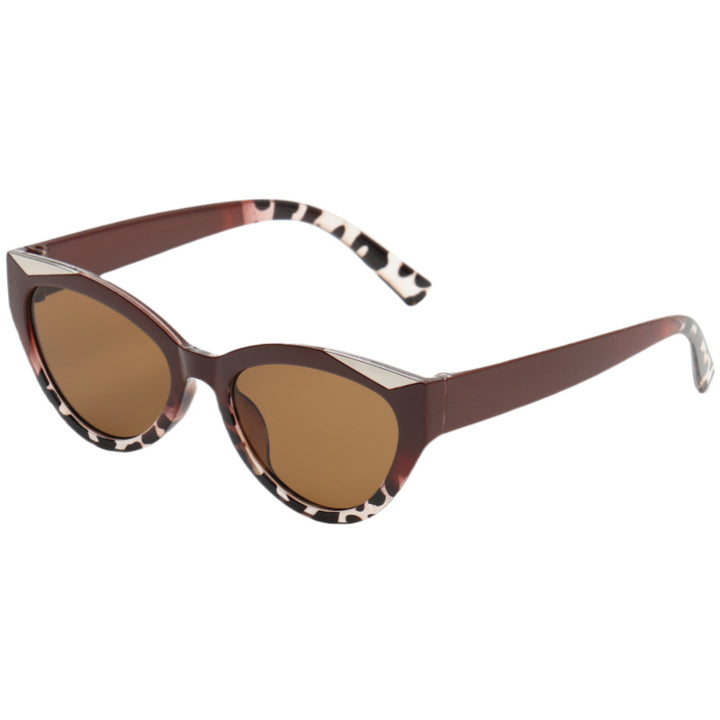 Dame elegant Cat-Eye solbriller med luksuriøse detaljer Skanto