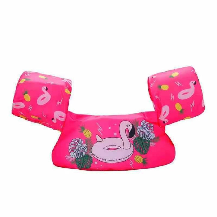 Kvinnenes oppblåsbare svømmehjelp med fargerik flamingo-design Skanto