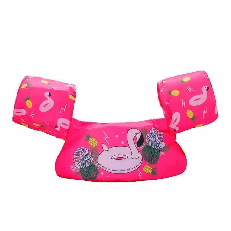 Kvinnes oppblåsbar svømmehjelp med fargerikt flamingo-design Skanto