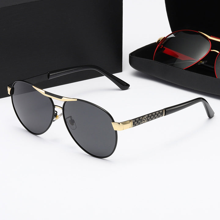 Damed elegante metall solbriller Skanto