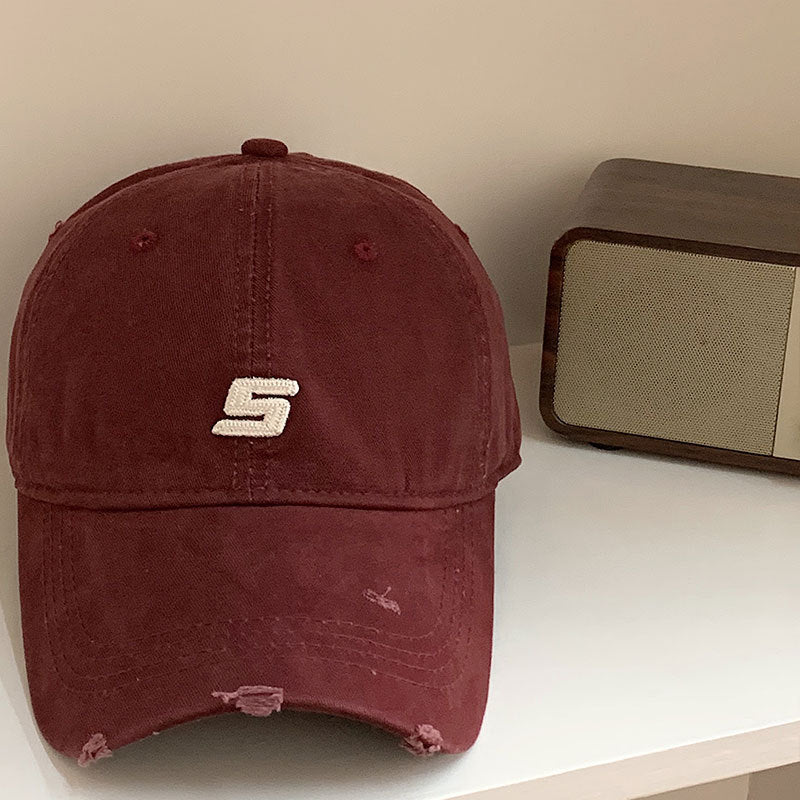 Herre Slitt Bomull Justerbar Baseball Cap Skanto