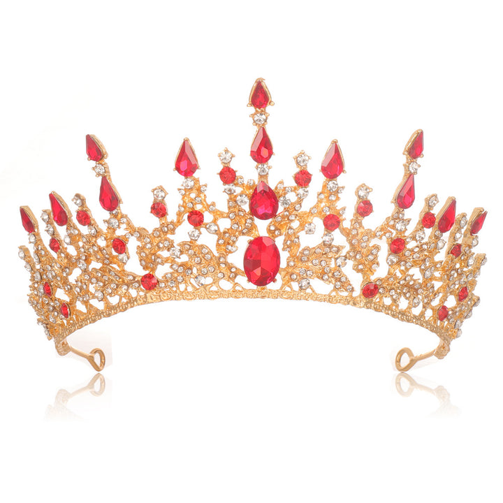 Dame Elegant Tiara med glitrende krystaller Skanto