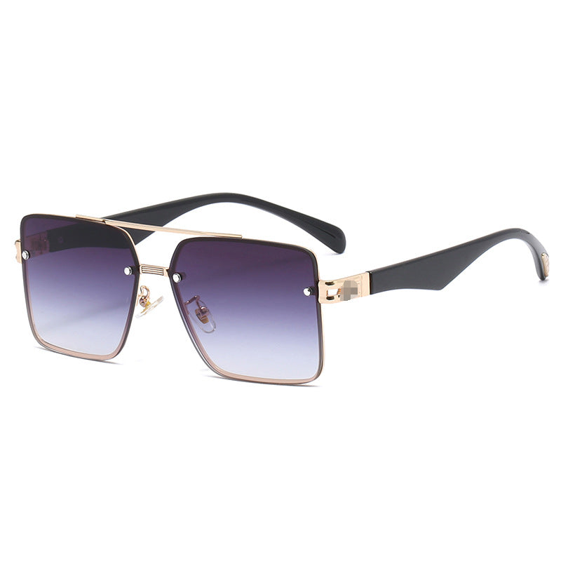 Dame motefull solbrille med elegant metallramme Skanto