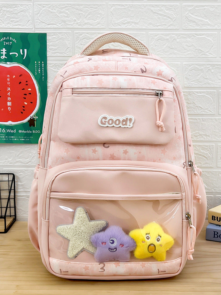 Cute Character Design Plush Skole Ryggsekk