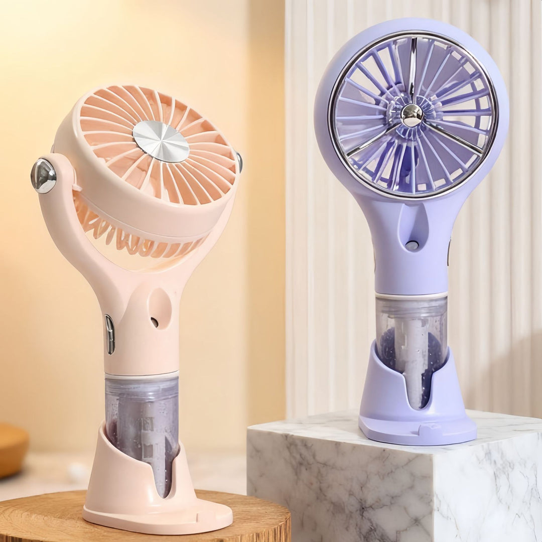 Damen bærbar sprayvifte med ergonomisk design og USB-tilkobling Skanto