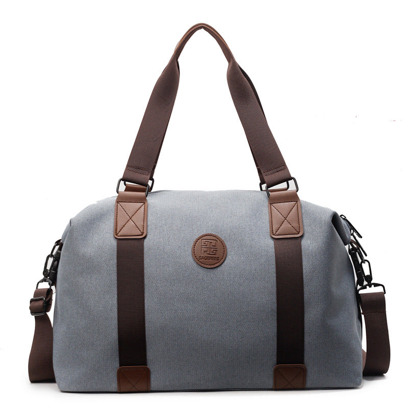 Sporty Duffel Bag With Multiple Compartments And Adjustable Shoulder Strap Skanto