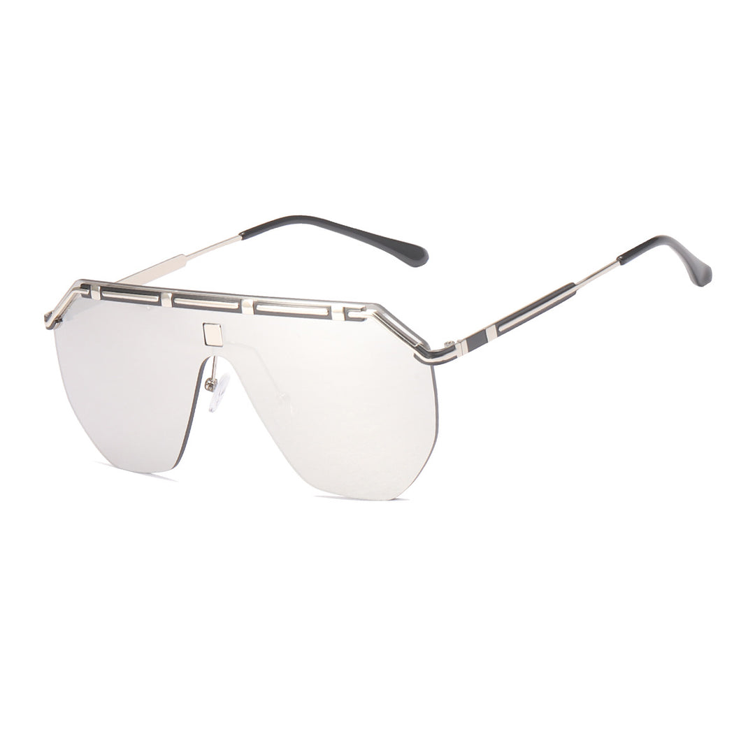 Damer geometrisk Oversized-solbrille Skanto