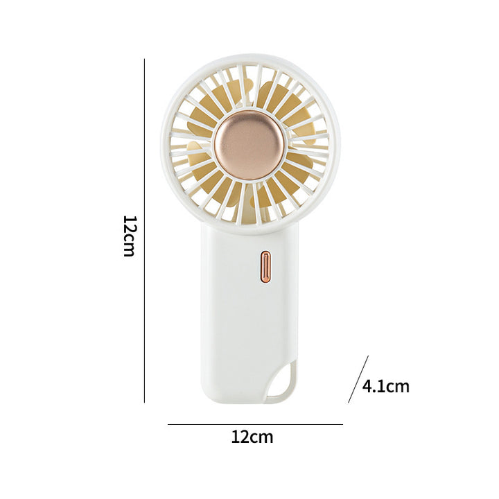 Damen bærbar håndvifte med ergonomisk design og USB-lading Skanto
