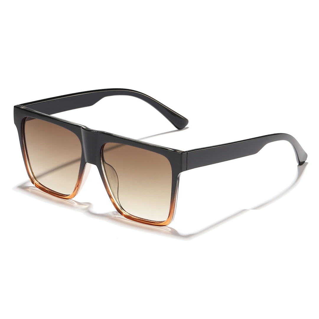 Dame kvadratisk solbrille i elegant design med myke linser Skanto