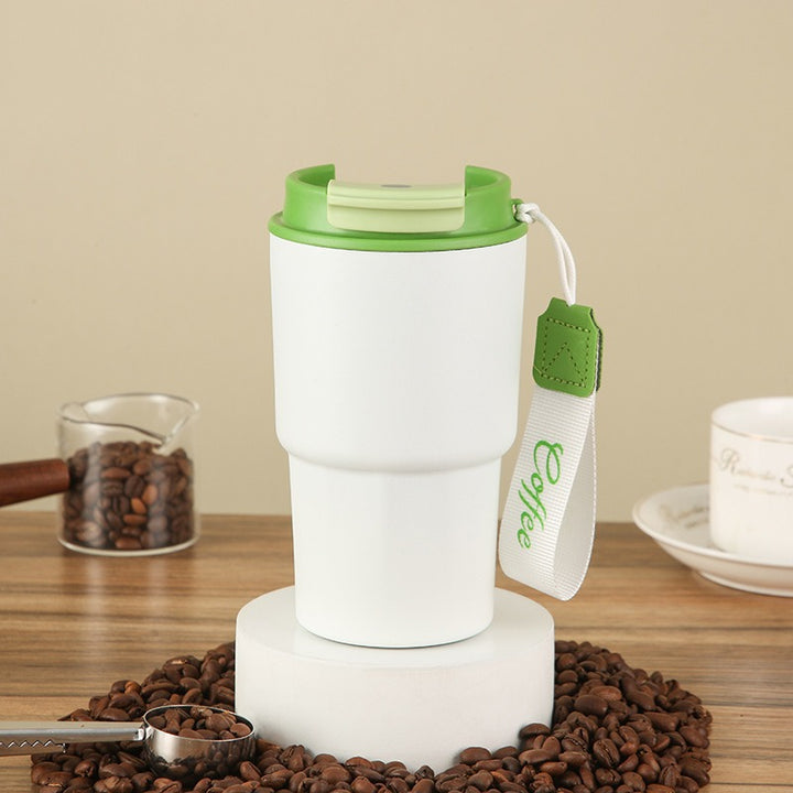 Damer høy kvalitets kaffekopp med silikondeksel Skanto