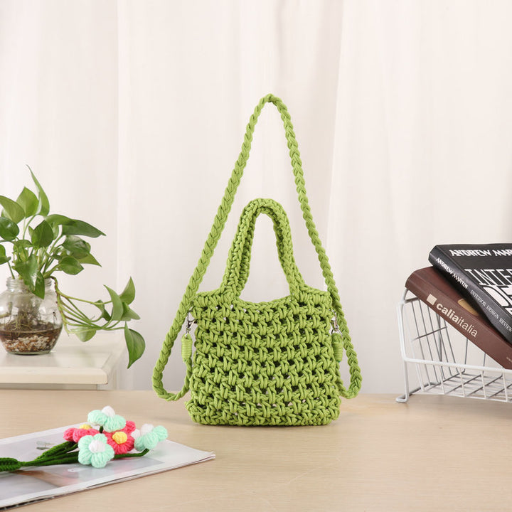 Håndlaget Makramee Crossbody Bag Skanto