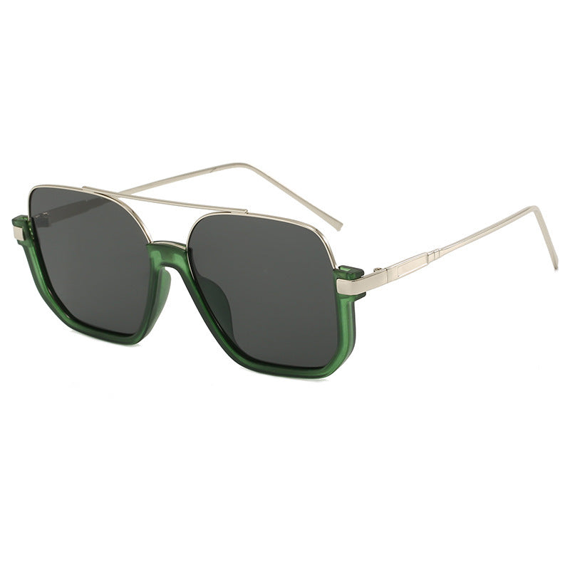 Dame Motek solbrille med buet metallramme og UV-beskyttelse Skanto