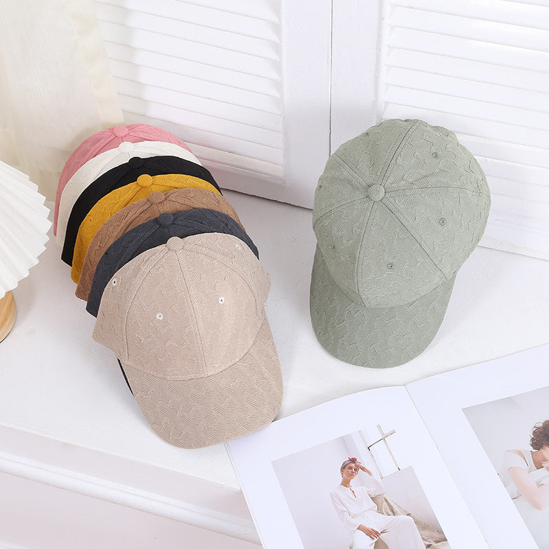 Kvinnens teksturerte motebaseballcaps Skanto