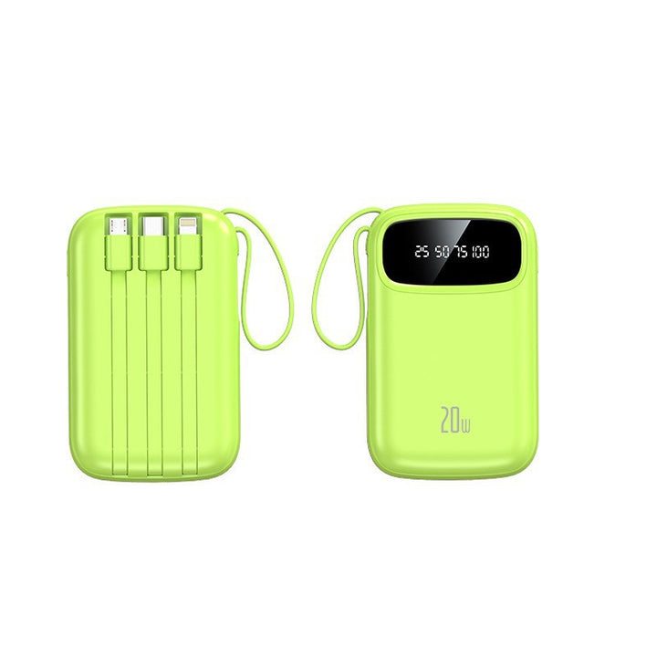 Bærbar powerbank med høy kapasitet og hurtigladingsfunksjon Skanto