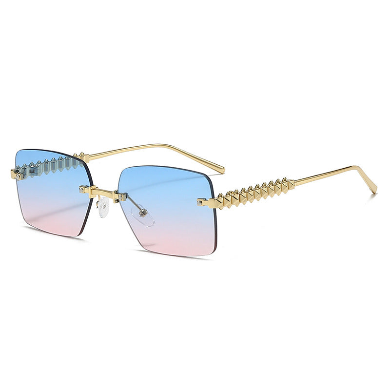 Dame ekstravagant firkantet brille Skanto