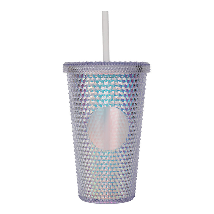 Unisex plastikkopp med teksturert design Skanto