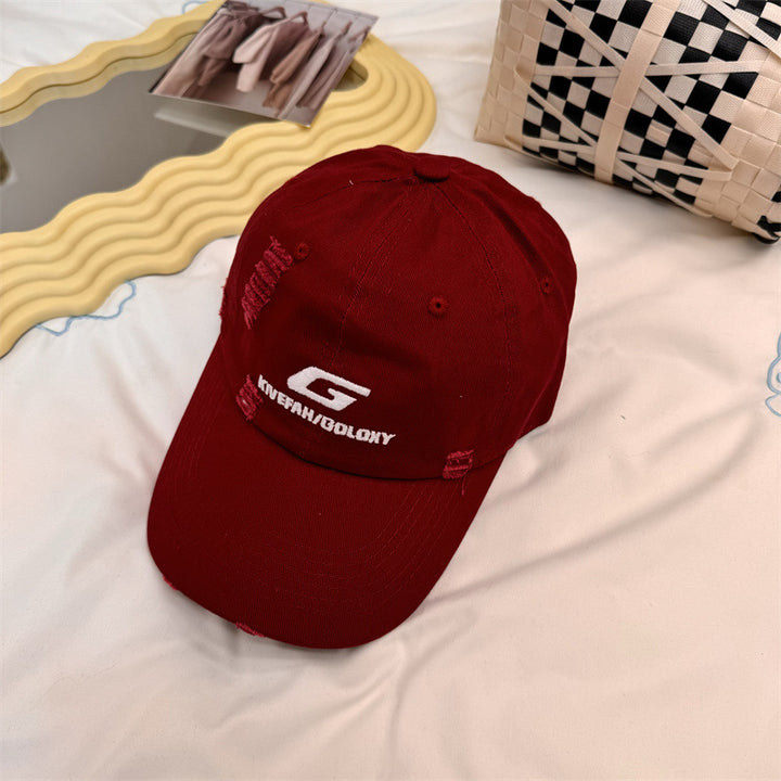 Herre Slitt Casual Baseball Caps Skanto