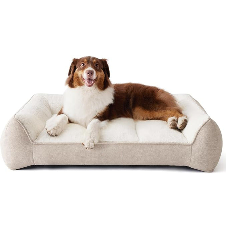 Ortopedisk Plush Hund Lounge   Hundeseng