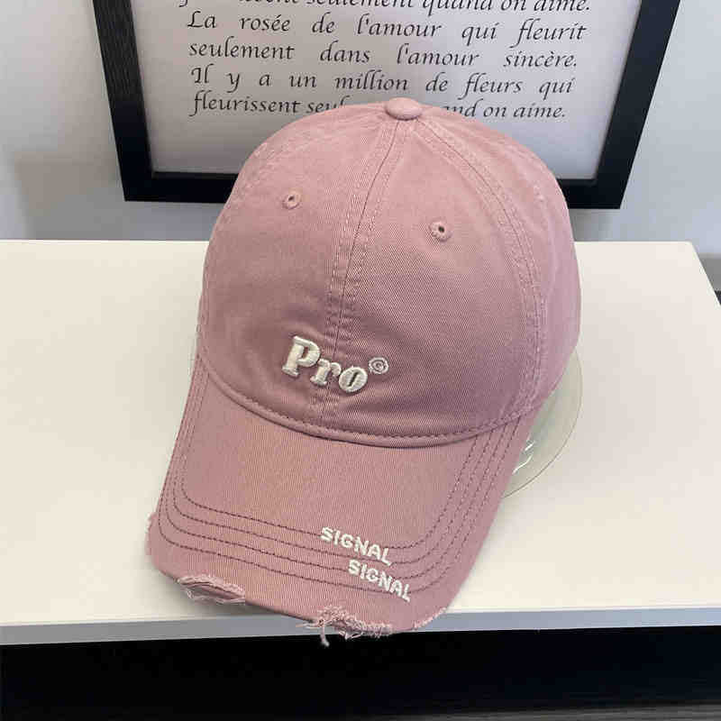 Kvinnenes Casual Slitt Brodert Baseball Caps Skanto