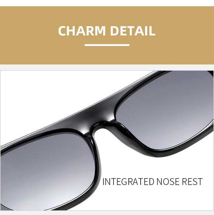 Dame moteriktig solbrille i elegant skjolddesign Skanto