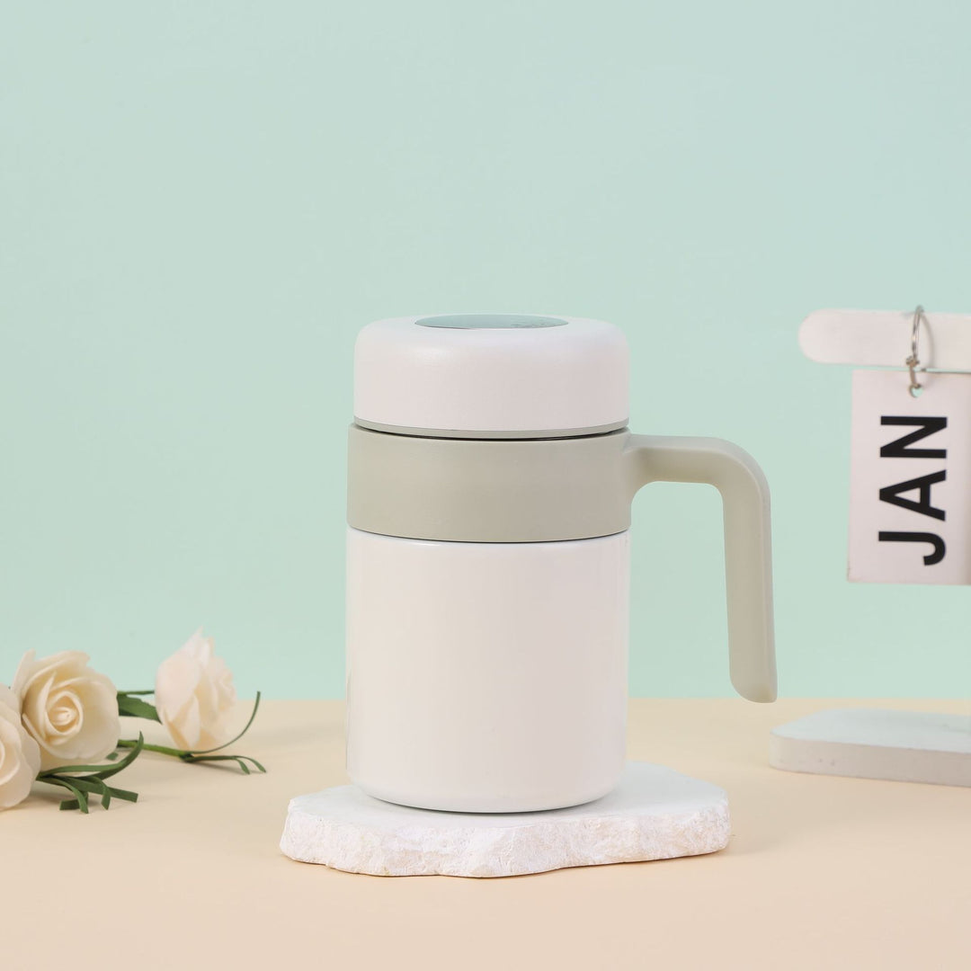 Damer Isoleringsbecher med ergonomisk håndtak og lekkasjesikker lokk Skanto